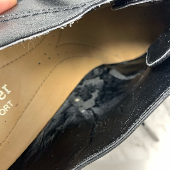 Naturalizer N5 Jodell Leather Wingtip Lace Up Oxford Pumps 8.5 Wide Retro Preppy - Picture 12 of 16